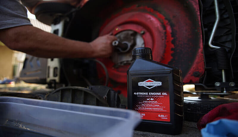Briggs & Stratton engine oil bottle. 
