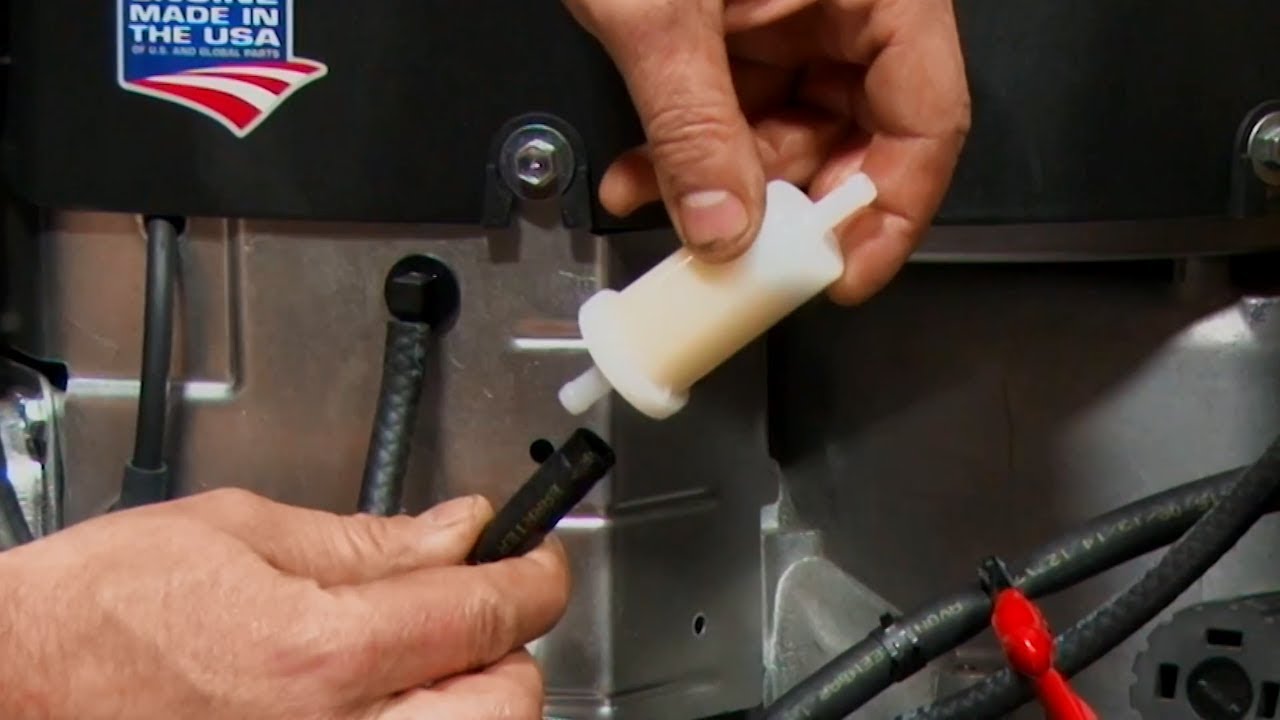 How to Change Your Mower's Fuel Filter